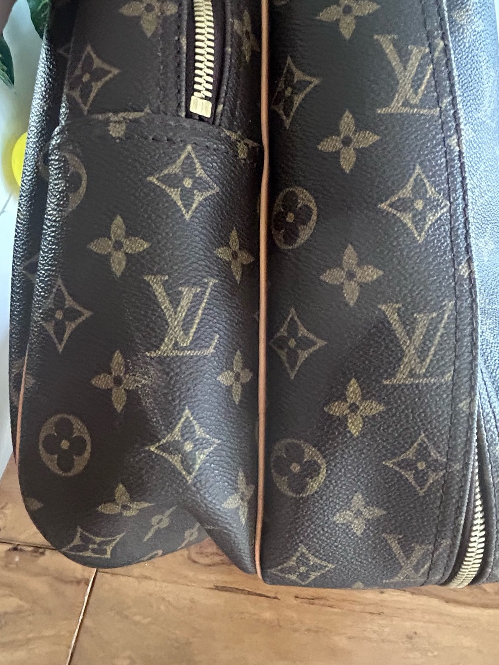 Louis Vuitton Brown Monogram Canvas Duffel with Vachetta Leather Trim - Picture 8 of 11